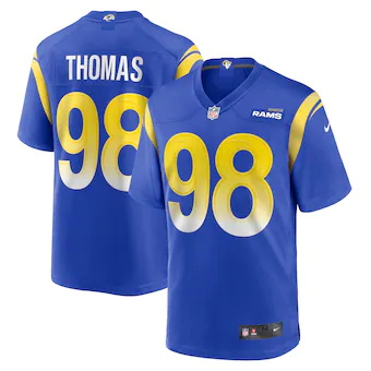 mens nike brayden thomas royal los angeles rams game player